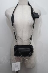 Jamie エーエヌケー / チェーンミニポシェット  黒 S-25-10-15-011-LO-ZA-HR-ZS