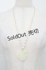 Angelic Pretty / トッピングハートネックレス  イエロー S-25-10-15-012-AP-AC-AS-ZS