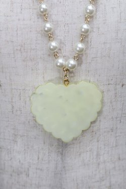 画像3: Angelic Pretty / トッピングハートネックレス  イエロー S-25-10-15-012-AP-AC-AS-ZS