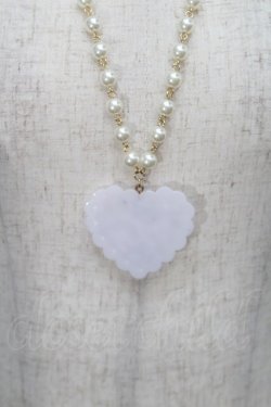 画像3: Angelic Pretty / トッピングハートネックレス  ラベンダー S-25-10-15-013-AP-AC-AS-ZS