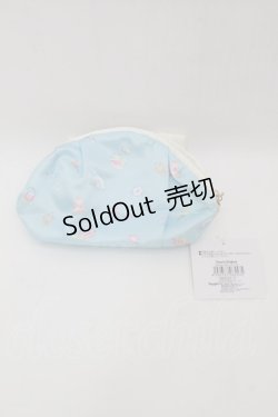 画像2: サンリオ / シナモロールポーチ  サックス S-25-10-15-003-EL-BG-HR-ZS