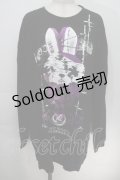 SEX POT ReVeNGe / 包帯うさぎTシャツ  黒 S-25-10-15-035-SP-TO-AS-ZS