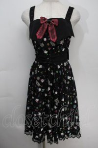 metamorphose / Sweet Spooky Nightサーキュラージャンパースカート 1 黒 S-25-10-15-043-ME-OP-HR-ZS