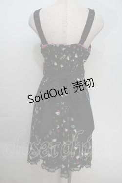 画像2: metamorphose / Sweet Spooky Nightサーキュラージャンパースカート 1 黒 S-25-10-15-043-ME-OP-HR-ZS