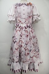 Hoshibako Works / ポッピングリボンパフワンピース M ピンク S-25-10-15-044-LO-OP-HR-ZS