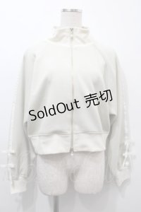 axes femme / ダンボールニットトラックジャケット  ミント S-25-10-16-028-AX-JA-HR-ZS