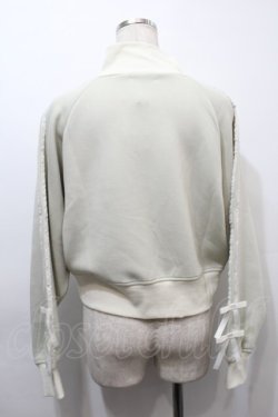 画像2: axes femme / ダンボールニットトラックジャケット  ミント S-25-10-16-028-AX-JA-HR-ZS