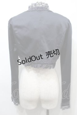 画像2: Innocent World / ローズレースボレロ  紺 S-25-10-16-038-IW-TO-AS-ZS