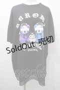 サンリオ / 病みくまTシャツ（クロミ）  黒 S-25-10-16-043-EL-TS-HR-ZS