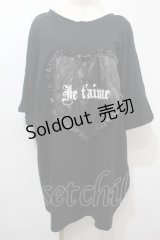 Ank Rouge / ハート合皮BigTe  黒 S-25-10-16-046-CA-TO-HR-ZS