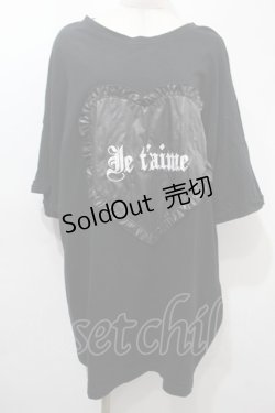 画像1: Ank Rouge / ハート合皮BigTe  黒 S-25-10-16-046-CA-TO-HR-ZS