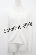 axes femme / お花レースカーディガン  オフ S-25-10-16-047-AX-TO-HR-ZS