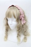 m petit by misako / TT*AMレースカチューシャ  ピンク S-25-10-16-005-LO-AC-HR-ZS