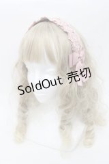 m petit by misako / TT*AMレースカチューシャ  ピンク S-25-10-16-005-LO-AC-HR-ZS