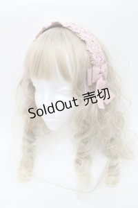 m petit by misako / TT*AMレースカチューシャ  ピンク S-25-10-16-005-LO-AC-HR-ZS