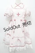 中国ロリータ / ナースワンピース  ピンク S-25-10-16-048-LO-OP-HR-ZS
