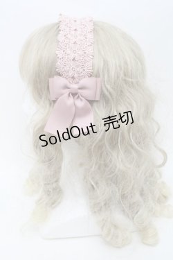 画像2: m petit by misako / TT*AMレースカチューシャ  ピンク S-25-10-16-005-LO-AC-HR-ZS