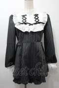NOEMIE / ゴシックレースアップセットアップ  黒ｘ白 S-25-10-16-055-LO-OP-HR-ZS
