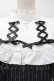 画像3: NOEMIE / ゴシックレースアップセットアップ  黒ｘ白 S-25-10-16-055-LO-OP-HR-ZS