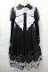 画像1: To Alice / チュール切替ベロアワンピース  黒ｘラベンダー S-25-10-16-058-LO-OP-HR-ZS (1)