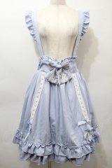 Amavel / Dreamy Ribbon Wrappingフリルスカート  サックス S-25-10-16-061-CA-SK-HR-ZS