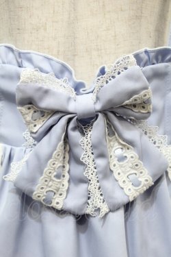 画像3: Amavel / Dreamy Ribbon Wrappingフリルスカート  サックス S-25-10-16-061-CA-SK-HR-ZS