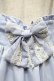 画像3: Amavel / Dreamy Ribbon Wrappingフリルスカート  サックス S-25-10-16-061-CA-SK-HR-ZS (3)