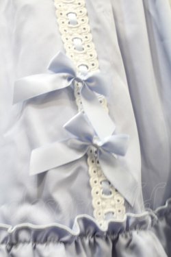 画像4: Amavel / Dreamy Ribbon Wrappingフリルスカート  サックス S-25-10-16-061-CA-SK-HR-ZS