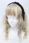 m petit by misako / TT*AMレースカチューシャ  黒 S-25-10-16-009-LO-AC-HR-ZS
