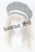Eri Aino's Collection / シャーロットの水曜日ベレー帽  グリーン S-25-10-16-010-LO-AC-HR-ZS