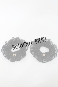 m petit by misako / TT*AM2Pシュシュ  黒 S-25-10-16-002-LO-ZA-HR-ZS