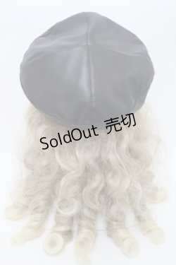 画像3: NOEMIE / ハートバックルチェーンベレー帽  黒 S-25-10-16-011-LO-OP-HR-ZS