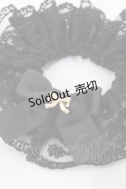 画像3: m petit by misako / TT*AM2Pシュシュ  黒 S-25-10-16-002-LO-ZA-HR-ZS