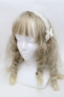 画像1: m petit by misako / AM*NIヘッドドレスA  アイボリー S-25-10-16-003-LO-AC-HR-ZS