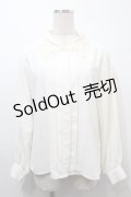 an another angelus / ローズカットワーク刺繍衿ブラウス  オフ S-25-10-16-024-CA-BL-AS-ZS