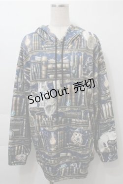 画像1: Royal Princess Alice / 魔法図書館・粟木こぼね様コラボパーカー  ネイビー S-25-10-17-040-LO-TO-HR-ZS