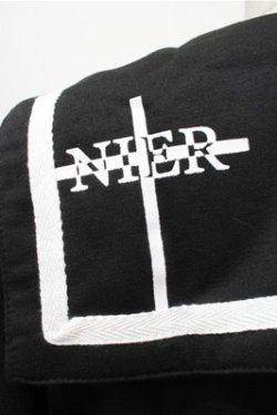 画像4: NieR Clothing / セーラー襟パーカー  黒 S-25-10-17-043-PU-TO-HR-ZS