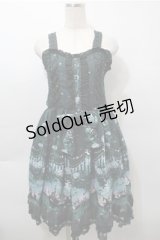 axes femme POETIQUE / スウィートハロウィンジャンパースカート  グリーン S-25-10-17-055-AX-OP-HR-ZS