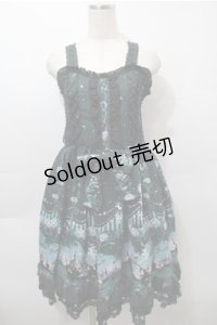 axes femme POETIQUE / スウィートハロウィンジャンパースカート  グリーン S-25-10-17-055-AX-OP-HR-ZS