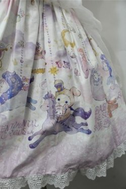 画像5: BABY,THE STARS SHINE BRIGHT / スピカと面影星座の子柄ジャンパースカート  白 S-25-10-17-059-BA-OP-HR-ZS