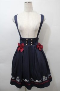 Amavel / Twinkle Bearsマリンスカート  紺 S-25-10-17-063-CA-SK-HR-ZS