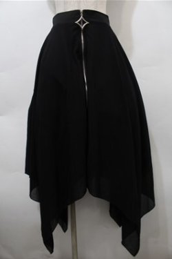 画像1: NieR Clothing / チュールイレヘムスカート  黒 S-25-10-17-064-PU-SK-HR-ZS
