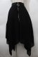 画像1: NieR Clothing / チュールイレヘムスカート  黒 S-25-10-17-064-PU-SK-HR-ZS (1)