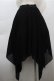 画像2: NieR Clothing / チュールイレヘムスカート  黒 S-25-10-17-064-PU-SK-HR-ZS (2)