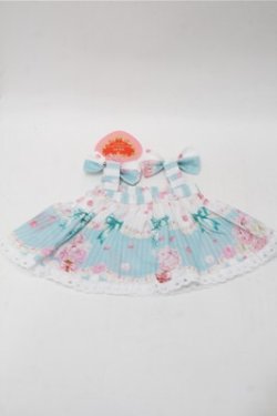 画像2: BABY,THE STARS SHINE BRIGHT / Sweetheart Parfaiteria柄くみゃちゃんジャンパースカート  ミント S-25-10-17-009-BA-JA-HR-ZS