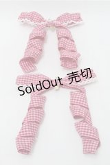 BABY,THE STARS SHINE BRIGHT / Flancesca Ribbonリボンクリップ  エンジxピンク S-25-10-17-023-BA-AC-HR-ZS