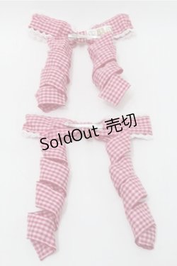 画像2: BABY,THE STARS SHINE BRIGHT / Flancesca Ribbonリボンクリップ  エンジxピンク S-25-10-17-023-BA-AC-HR-ZS