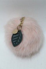 Maison de FLEUR / ファーチャーム  ピンク S-25-10-17-033-LO-ZA-AS-ZS