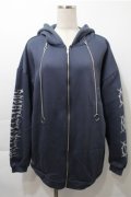 NOEMIE / ねこ耳しっぽ付き裏起毛ジップパーカー  紺 S-25-10-17-039-LO-TO-HR-ZS