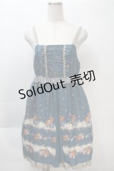 axes femme / プリーツ切替ワンピース  グリーン S-25-10-20-033-AX-OP-HR-ZS